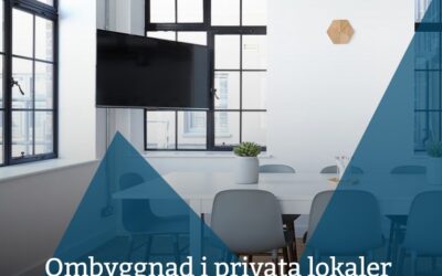 Ombyggnad i privata lokaler har ökat kraftigt i år