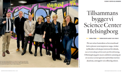 Science Center Helsingborg är under uppbyggnad